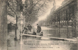 FRANCE - Inondations - La Crue De La Seine - L'avenue D'Antin Submergée - Passerelle Et Barques - Carte Postale Ancienne - Paris Flood, 1910