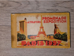 Carnet De 20 CPA Détachables Exposition Internationale Arts Et Techniques Promenade à Travers L'expo Paris 1937 - Exhibitions