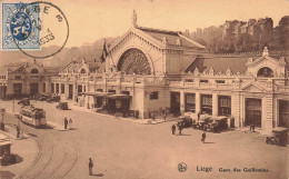 BELGIQUE - Liège - Gare Des Guillemins - Animé - Carte Postale Ancienne - Liège