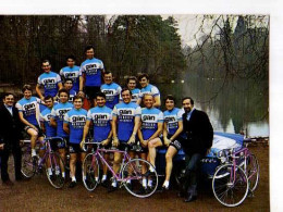 Equipe Gan Mercier Cadiou,Coquery,Moneyton,Hoban,Peelmann,Grelin,Perin,Caput,Bernard,Delepine,Mourioux,Guimard,Poulidor - Cycling