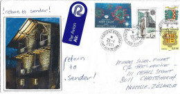 Letter To Christchurch (New-Zealand) , From Andorra, During Epidemic Covid-19, Return To Sender, 3 Pictures - Cartas & Documentos
