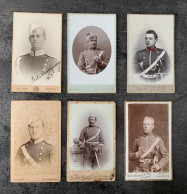 Cdv Militaire - Du Danemark - Cdv Lot De 6 - Ancianas (antes De 1900)