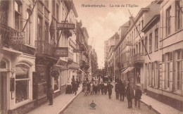 BELGIQUE - Blankenberghe - La Rue De L'église - Animé - Carte Postale Ancienne - Blankenberge