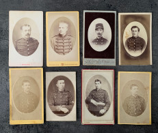 Cdv Militaire - Cavalerie - Cdv Lot De 8 - Ancianas (antes De 1900)