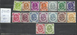 Q520D-SERIE COMPLETA ALEMANIA FEDERAL 1951 Nº 9/24  VALOR 50,00€  FOTO REAL. SIN DEFECTOS - Gebruikt