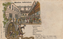 DE645  ---   MUNCHEN  --  MUNCHNER HOFBRAUHAUS  --   BIER, BEER  --  VORLAUFER  --  1895 - München