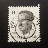 Belgie Belgique - 1989 - OPB/COB N° 2352 ( 1 Value )  Koning Boudewijn Type Velghe  Obl. Gent - Used Stamps