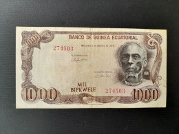 1000 BIPKWELE 1979 GUINEE EQUATORIALE - Guinée Equatoriale