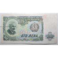 BULGARIE - PICK 86 A - 100 LEVA 1951 - TTB - Bulgarien