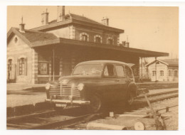 CURIOSITÉS FERROVIAIRES - VOITURE RAIL-ROUTE PRAIRIE -RENAULT (1951) - Autres & Non Classés