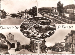 SOUVENIR De LE ROUGET (15) Carte Multivues De 1960  CPSM  GF - Autres & Non Classés