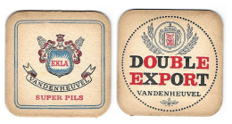 119a Brij. Van Den Heuvel Brussel Ekla Super Pils Rv Double Export - Beer Mats