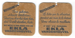 126a Brij. Van Den Heuvel Brussel Ekla Tekst Nederlands RvTekst Frans (Beschadigd) - Beer Mats