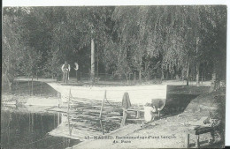 ESPAGNE - MADRID - Racommodage D'une Barque Du Parc - Madrid