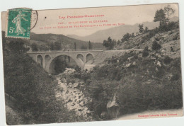 CPA - 66 - SAINT LAURENT De CERDANS - Le Pont De Chemin De Fer électrique Et La Forge Del Mitg - 1914 - Autres & Non Classés