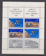 Roumanie 1971 BL 84 ** Espace Luna 16 Et 17 - Blocks & Sheetlets