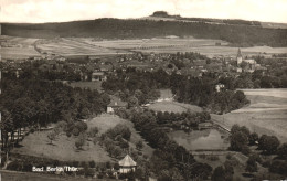 BAD BERKA, THURINGIA, ARCHITECTURE, LANDSCAPE, CHURCH, TOWER, GERMANY, POSTCARD - Bad Berka