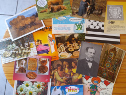 Lot De 330 CP - THÈMES Divers - Agriculture - Recettes - Humour - Pub -Cartes D'Autrefois- Fleurs - Animaux........ - 100 - 499 Postales