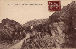 50 , Cpa  GRANVILLE , 70 , La Haute Ville Vus Des Rochers  (03518) - Granville