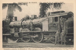 LOCOMOTIVES DE FRANCE - Locomotive Armistice Ex -allemande N°2703. - Trains