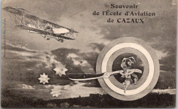 AVIATION  AUTRES - SOUVENIR DE L'ECOLE D'AVIATION DE CAZAUX N° 312772 - Andere & Zonder Classificatie