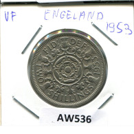 2 SHILLINGS 1953 UK GREAT BRITAIN Coin #AW536.U.A - J. 1 Florin / 2 Schillings