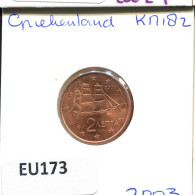 2 EURO CENTS 2003 GRECIA GREECE Moneda #EU173.E.A - Griekenland