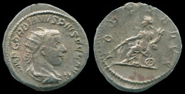 GORDIAN III AR ANTONINIANUS ROME AD243 2ND OFFICINA FORTVNA REDVX #ANC13128.43.U.A - La Crisis Militar (235 / 284)