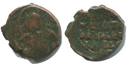JESUS CHRIST ANONYMOUS FOLLIS Ancient BYZANTINE Coin 7.4g/30mm #AB313.9.U.A - Byzantines