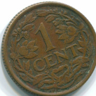 1 CENT 1957 NETHERLANDS ANTILLES Bronze Fish Colonial Coin #S11035.U.A - Netherlands Antilles