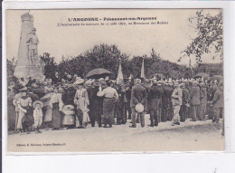 PASSAVANT-en-ARGONNE: L'anniversaire Du Massacre Du 25 Août 1870, Au Monument Des Mobiles - Très Bon état - Other & Unclassified