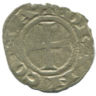 CRUSADER CROSS Authentic Original MEDIEVAL EUROPEAN Coin 0.4g/15mm #AC128.8.U.A - Other - Europe