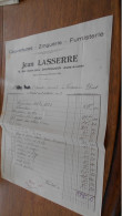 CHATEAUDUN F  JEAN LASSERRE  COUVERTURE ZINGUERIE FUMISTERIE - 1900 – 1949