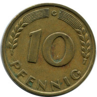 10 PFENNIG 1949 G WEST & UNIFIED GERMANY Coin #DB966.U.A - 10 Pfennig