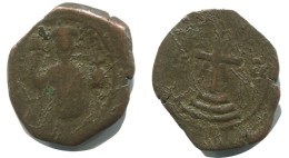 TIBERIUS II CONSTANTINUS FOLLIS Antique BYZANTIN Pièce 3.1g/21mm #AB367.9.F.A - Byzantine