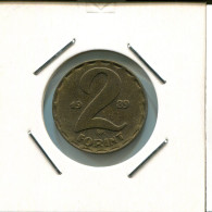 2 FORINT 1989 SIEBENBÜRGEN HUNGARY Münze #AR580.D.A - Hungría