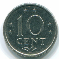 10 CENTS 1971 ANTILLAS NEERLANDESAS Nickel Colonial Moneda #S13397.E.A - Netherlands Antilles