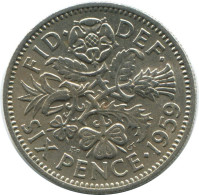 SIXPENCE 1959 UK GROßBRITANNIEN GREAT BRITAIN Münze #AG963.1.D.A - H. 6 Pence