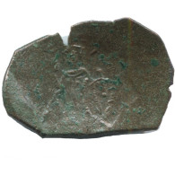 Authentique Original Antique BYZANTIN EMPIRE Trachy Pièce 0.9g/25mm #AG615.4.F.A - Byzantinische Münzen