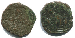 JESUS CHRIST ANONYMOUS FOLLIS Antique BYZANTIN Pièce 5.8g/25mm #AB338.9.F.A - Byzantinische Münzen