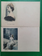 2 Cartes Reutlinger ,  Moidemoiselle Yahne , Odeon - Femmes