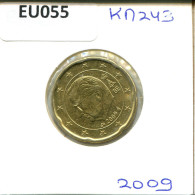 20 EURO CENTS 2009 BELGIQUE BELGIUM Pièce #EU055.F.A - Belgium