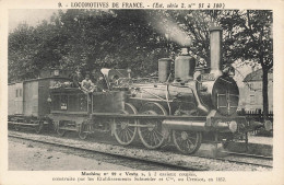 LOCOMOTIVES DE FRANCE - Machine N°99 Vesta. - Trains