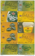 GREECE - Set Of 61 Cards, Carlsberg & Mythos Beers, Tirage 35000, 08/01, Used - Griechenland