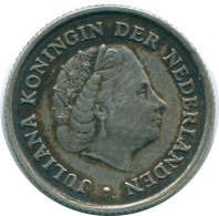 1/10 GULDEN 1963 ANTILLAS NEERLANDESAS PLATA Colonial Moneda #NL12653.3.E.A - Antilles Néerlandaises