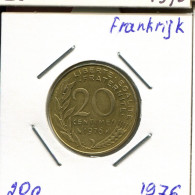 20 CENTIMES 1976 FRANKREICH FRANCE Französisch Münze #AM172.D.A - 20 Centimes