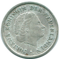 1/10 GULDEN 1962 NIEDERLÄNDISCHE ANTILLEN SILBER Koloniale Münze #NL12381.3.D.A - Niederländische Antillen