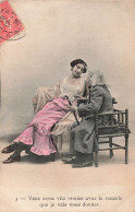 COUPLES - Vous Serez Vite Remise Avec Le Remède - Carte Postale Ancienne - Paare