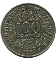 100 FRANCS 1975 WESTERN AFRICAN STATES Coin #AH629.3.U.A - Other - Africa