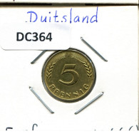 5 PFENNIG 1966 J BRD ALEMANIA Moneda GERMANY #DC364.E.A - 5 Pfennig
